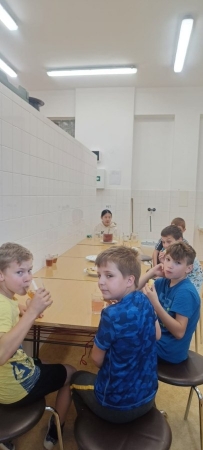 Anglické rohlíky a zdobení triček
