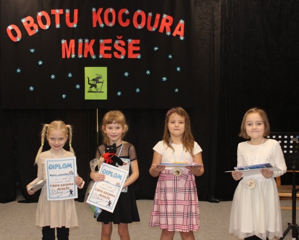 Recitační soutěž O botu kocoura Mikeše 2024