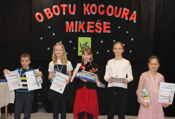 Recitační soutěž O botu kocoura Mikeše 2024
