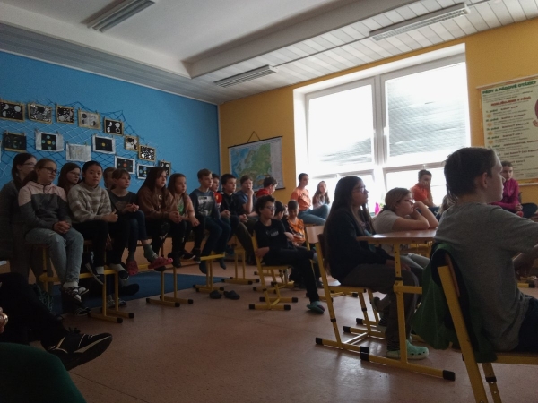 Návštěva Školního parlamentu ze ZŠ Poznávání z Prahy
