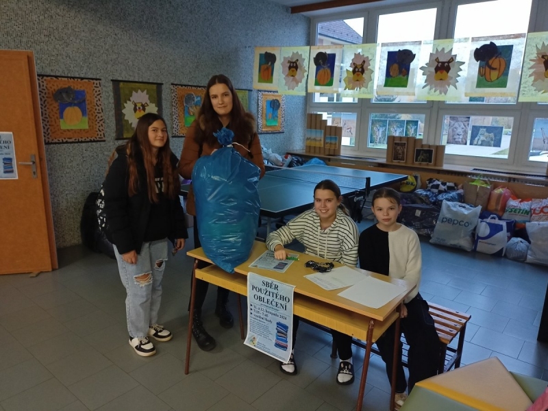 Sběr použitého oblečení