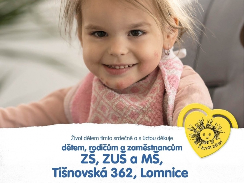 Děkovný certifikát