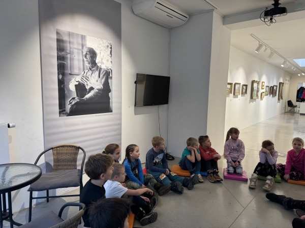 Návštěva Jamborovy galerie v Tišnově