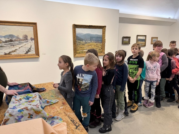 Návštěva Jamborovy galerie v Tišnově