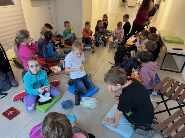 Návštěva Jamborovy galerie v Tišnově