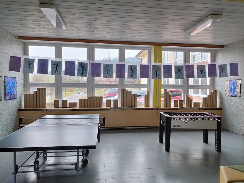 Zimní tvoření prvňáčků