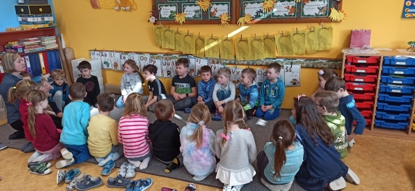 Návštěva předškoláků v 1. třídě