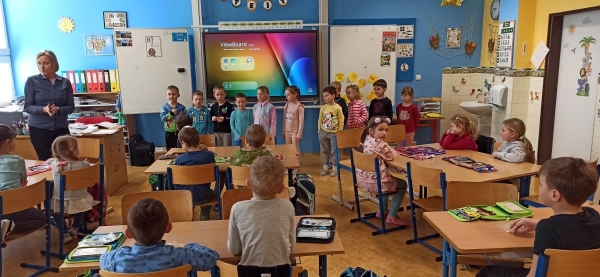 Návštěva předškoláků v 1. třídě
