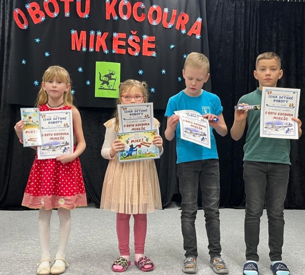 Recitační soutěž O botu kocoura Mikeše 2025