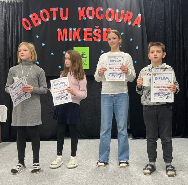 Recitační soutěž O botu kocoura Mikeše 2025