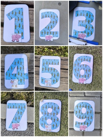Dnešní venkovní matematika s 1.A a 1.B