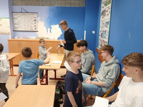 Přáníčka pro štěstí od žáků 1.A a 1.B