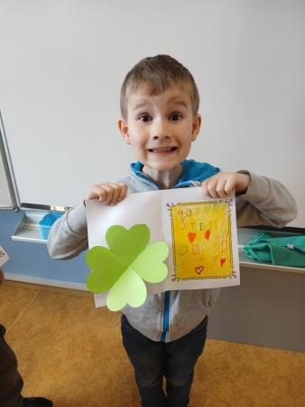 Přáníčka pro štěstí od žáků 1.A a 1.B