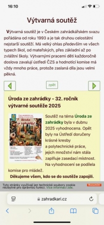 Úroda z naší zahrádky