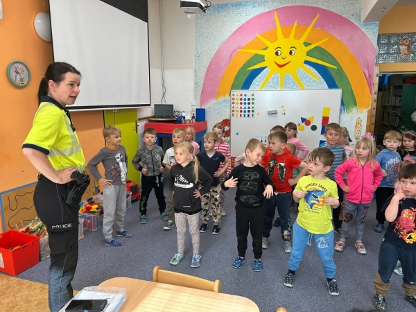 Návštěva paní policistky v naší MŠ