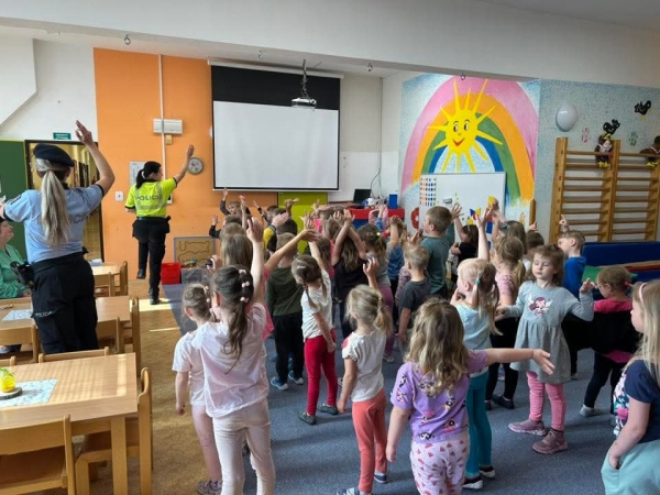 Návštěva paní policistky v naší MŠ