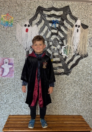 Halloweenské dovádění v první třídě