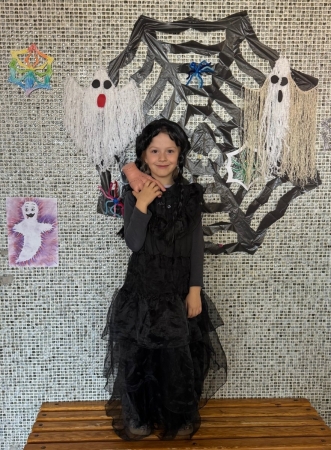 Halloweenské dovádění v první třídě