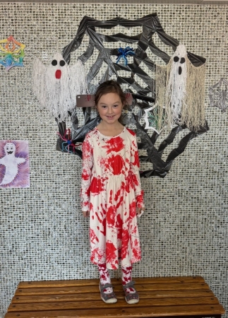 Halloweenské dovádění v první třídě