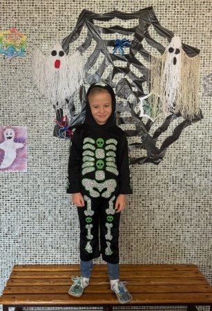 Halloweenské dovádění v první třídě