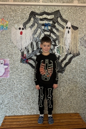 Halloweenské dovádění v první třídě