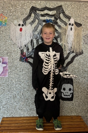 Halloweenské dovádění v první třídě