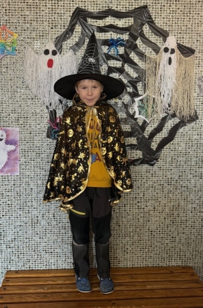 Halloweenské dovádění v první třídě