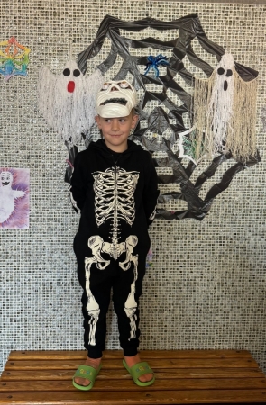 Halloweenské dovádění v první třídě
