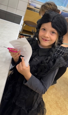 Halloweenské dovádění v první třídě