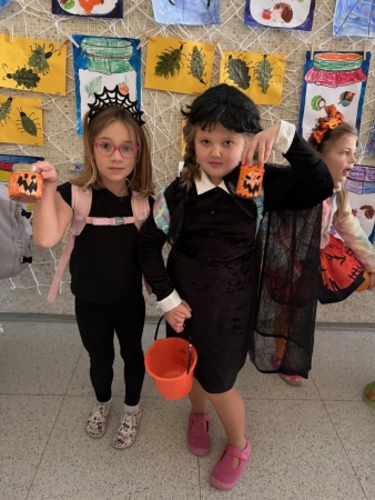 Halloweenské dovádění v první třídě