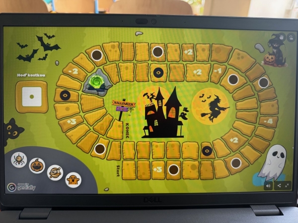 Halloweenské dovádění v první třídě