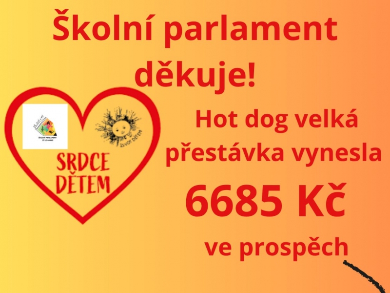 Školní parlament děkuje!