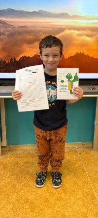 Pololetní vysvědčení 1.třída