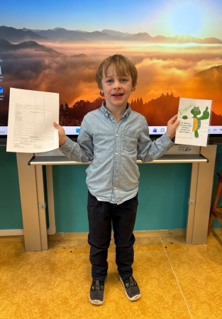 Pololetní vysvědčení 1.třída