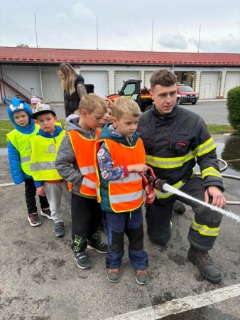 Návštěva hasičské stanice