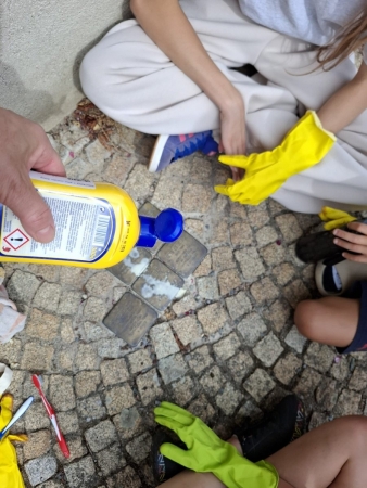 Čištění stolpersteine září 2026