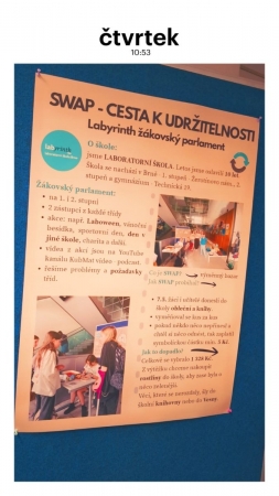 Konference školních parlamentů „Škola a udržitelnost“ PdF MU Brno