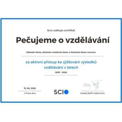 Pečujeme o vzdělávání