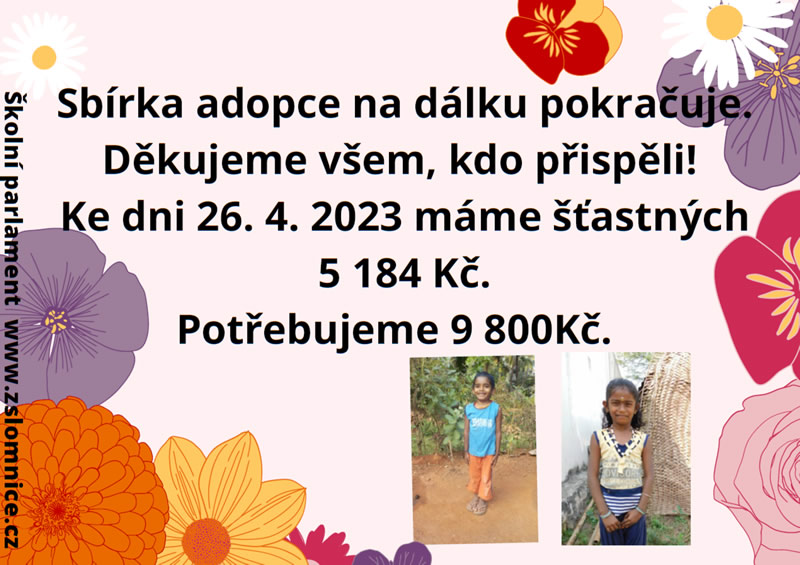 Sbírka adopce na dálku