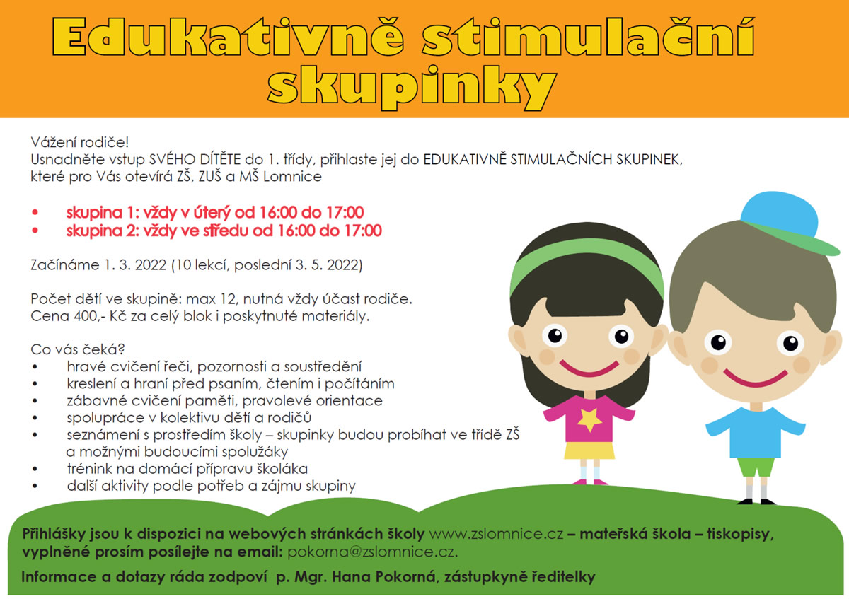 Edukativně stimulační skupinky