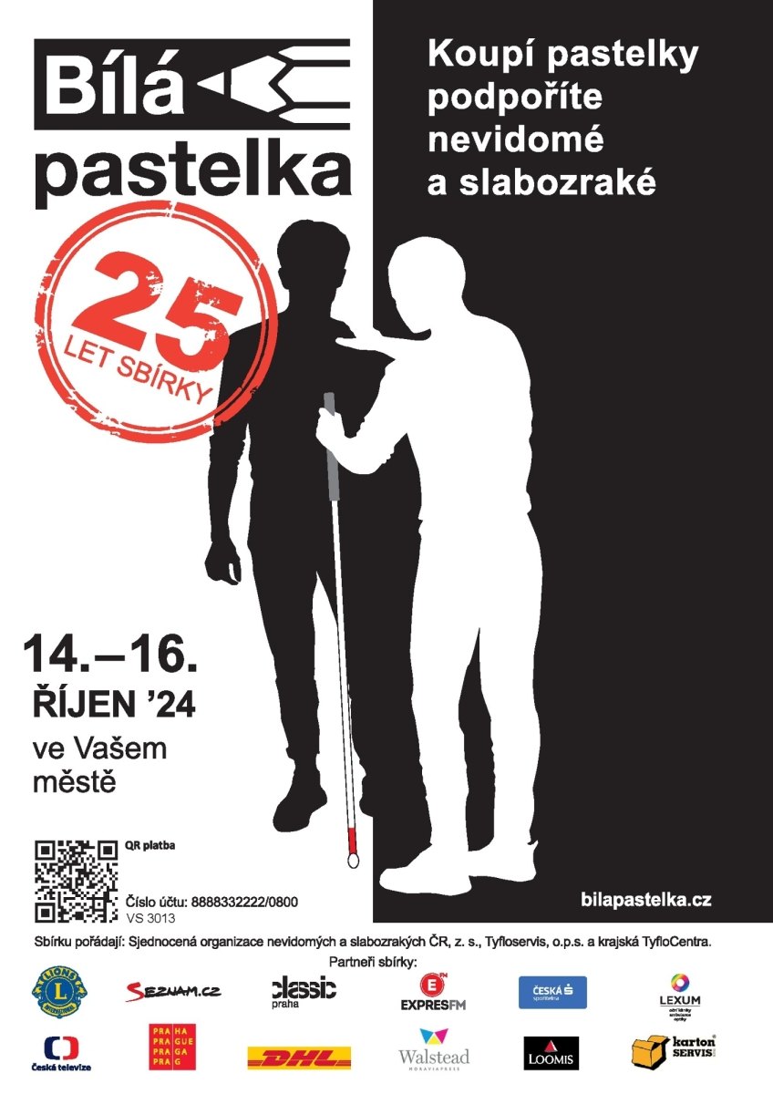 Bílá pastelka