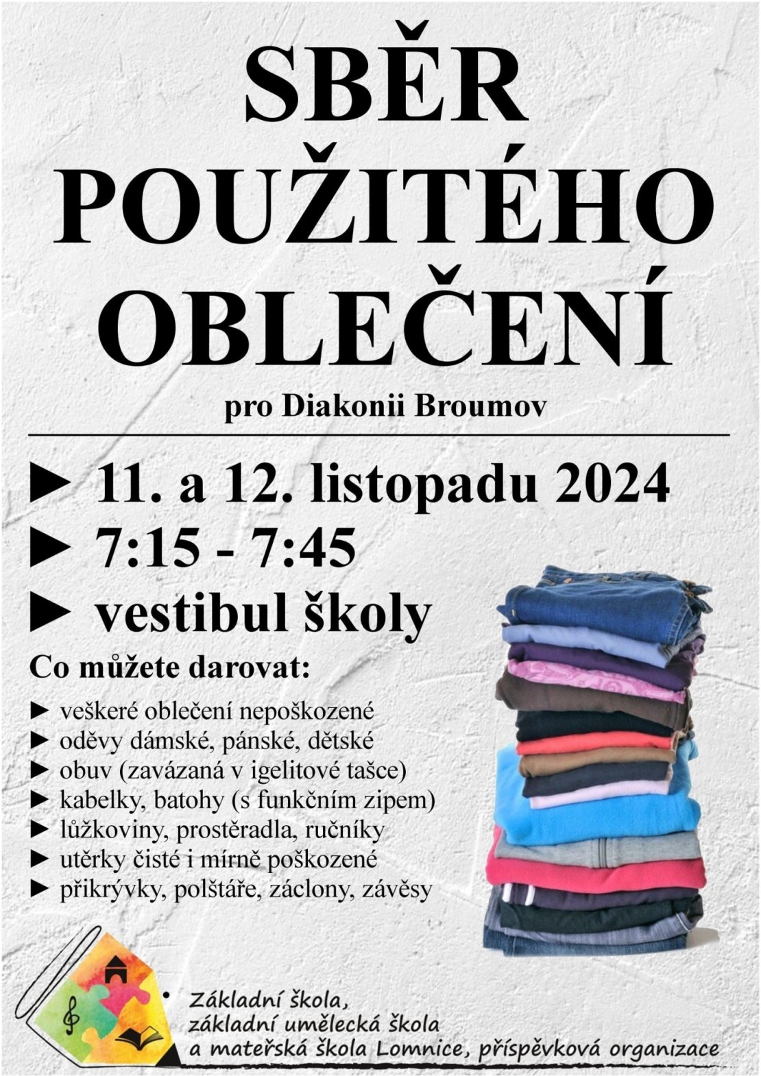 Sběr použitého oblečení