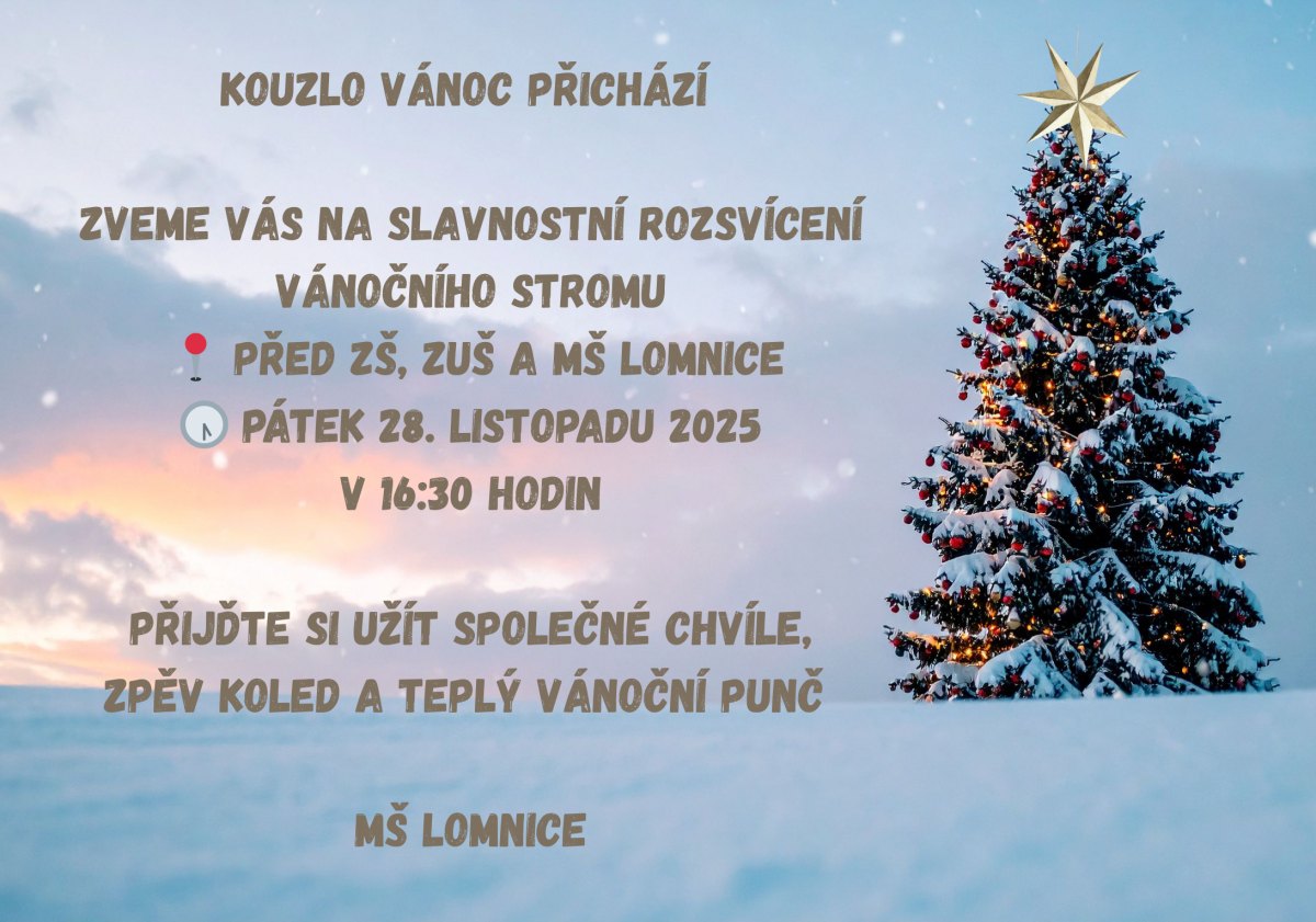 Rozsvícení vánočního stromu