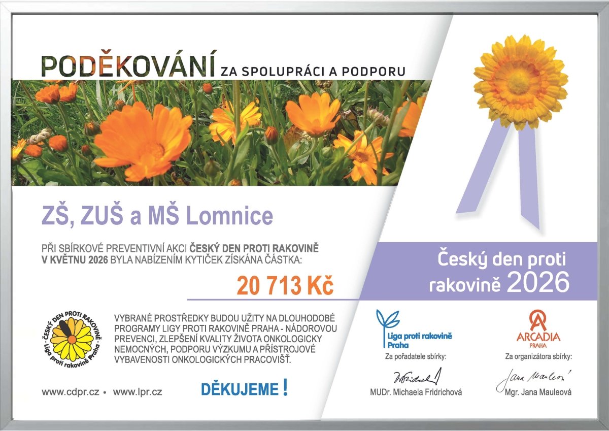 Poděkování
