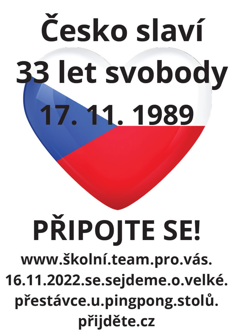 Česko slaví 33 let svobody