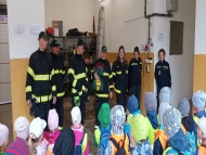 Návštěva hasičské zbrojnice v Lomnici